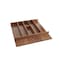 Rev-A-Shelf Drawer Insert, Walnut Veneer, Dark Brown, 21.13 in W, 2.38 in H, 22 in D, 22 in L, Dark Brown 4WUT-WN-3SH - alternate 1